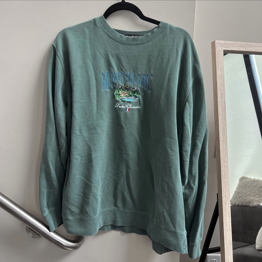 Deep End crewneck green